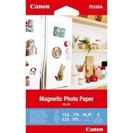 ფოტო ქაღალდი Canon MAGNETIC PHOTO PAPER MG-101 4x6 - 5 sheets